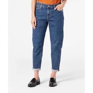 DENIZEN from Levi's Mid-Rise
Cropped Boyfriend Jeans Splish Splash
Stone nwt